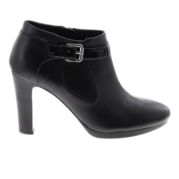 Lauren Ralph Lauren Maleah Leather Ankle Bootie Ankle Boots. Size 8.5 - Picture 2 of 7